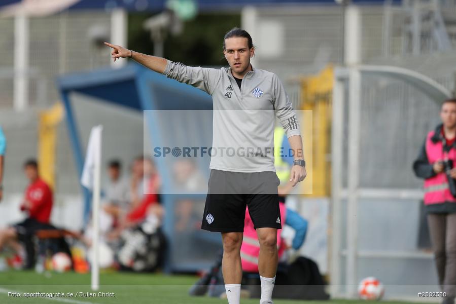 Nico Wegmann, Stadion am Schönbusch, Aschaffenburg, 06.08.2021, BFV, sport, action, Fussball, Deutschland, August 2021, Regionalliga Bayern, Saison 2021/2022, SVW, SVA01, SV Wacker Burghausen, SV Viktoria Aschaffenburg - Bild-ID: 2302330