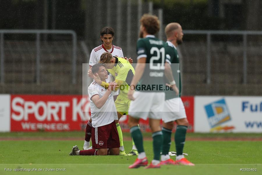 Remis, Jubel, Jan Reichert, Willy-Sachs-Stadion, Schweinfurt, 07.08.2021, BFV, sport, action, Fussball, Deutschland, August 2021, Regionalliga Bayern, Saison 2021/2022, FCN, FC05, 1. FC Nürnberg II, 1. FC Schweinfurt 05 - Bild-ID: 2302402 Remis, Jubel, Jan Reichert, Willy-Sachs-Stadion, Schweinfurt, 07.08.2021, BFV, sport, action, Fussball, Deutschland, August 2021, Regionalliga Bayern, Saison 2021/2022, FCN, FC05, 1. FC Nürnberg II, 1. FC Schweinfurt 05 - Bild-ID: 2302402