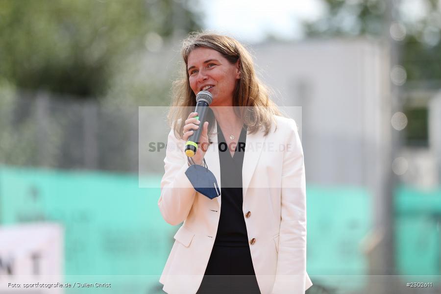 Mikrofon, Main-Spessart, Landrätin, Sabine Sitter, Tennisanlage TC Marktheidenfeld, Marktheidenfeld, 08.08.2021, sport, action, Tennis, Deutschland, August 2021, BTV, TCM, TC Bamberg, Johannes Fleischmann, TC Großhesselohe, Moritz Kudernatsch, Laurenzi-Tennis-Cup - Bild-ID: 2302611 Mikrofon, Main-Spessart, Landrätin, Sabine Sitter, Tennisanlage TC Marktheidenfeld, Marktheidenfeld, 08.08.2021, sport, action, Tennis, Deutschland, August 2021, BTV, TCM, TC Bamberg, Johannes Fleischmann, TC Großhesselohe, Moritz Kudernatsch, Laurenzi-Tennis-Cup - Bild-ID: 2302611