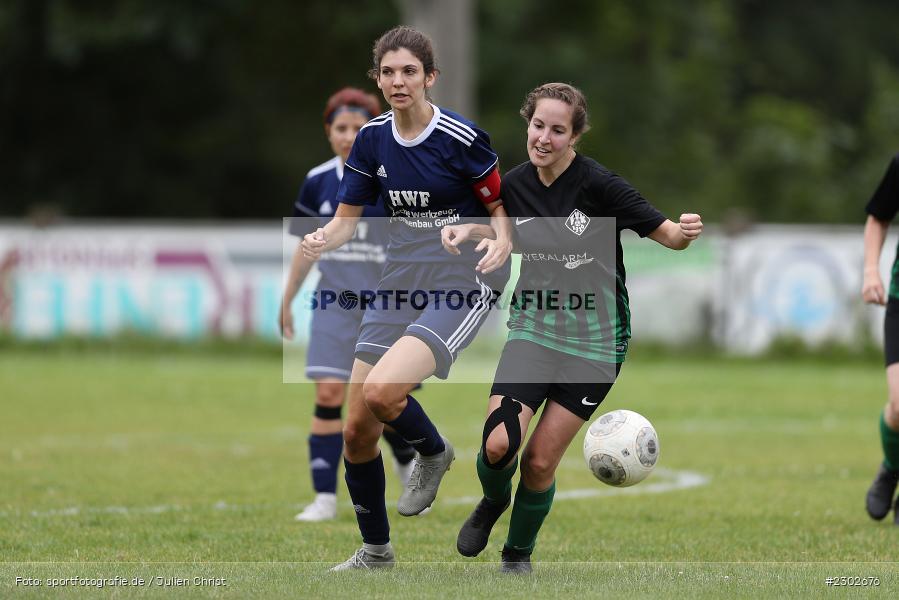 Ann Kathrin Sauer, Kendra Altmann, Sportplatz, Karlstadt, 08.08.2021, BFV, sport, action, Fussball, Deutschland, August 2021, Bezirkspokal Frauen, Saison 2021/2022, FFC, FVK, 1. FFC Alzenau, FV Karlstadt - Bild-ID: 2302676