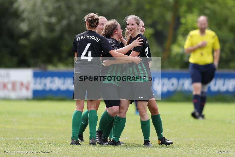 Emotionen, Torjubel, Michaela Straub, Sportplatz, Karlstadt, 08.08.2021, BFV, sport, action, Fussball, Deutschland, August 2021, Bezirkspokal Frauen, Saison 2021/2022, FFC, FVK, 1. FFC Alzenau, FV Karlstadt - Bild-ID: 2302686