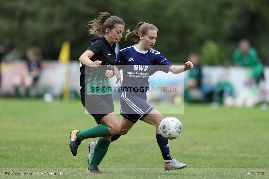 Franziska Hartmann, Elena Bott, Sportplatz, Karlstadt, 08.08.2021, BFV, sport, action, Fussball, Deutschland, August 2021, Bezirkspokal Frauen, Saison 2021/2022, FFC, FVK, 1. FFC Alzenau, FV Karlstadt - Bild-ID: 2302723