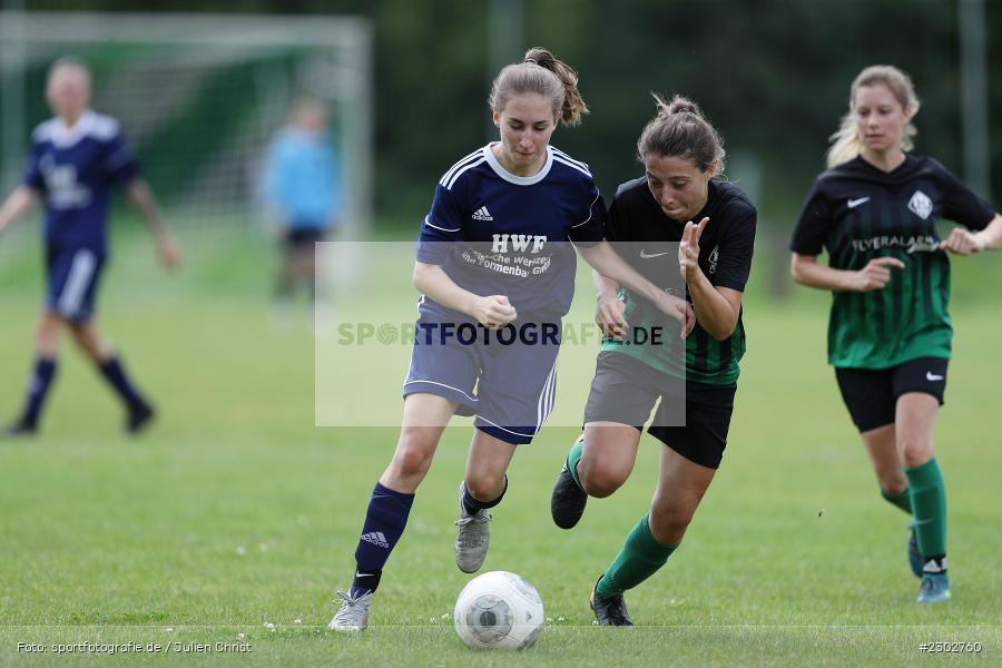 Franziska Hartmann, Elena Bott, Sportplatz, Karlstadt, 08.08.2021, BFV, sport, action, Fussball, Deutschland, August 2021, Bezirkspokal Frauen, Saison 2021/2022, FFC, FVK, 1. FFC Alzenau, FV Karlstadt - Bild-ID: 2302760