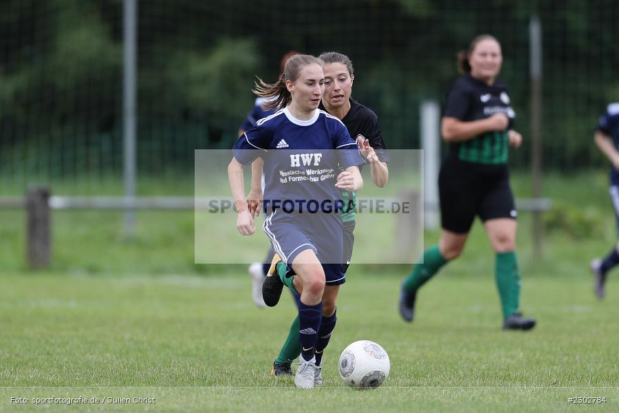 Franziska Hartmann, Elena Bott, Sportplatz, Karlstadt, 08.08.2021, BFV, sport, action, Fussball, Deutschland, August 2021, Bezirkspokal Frauen, Saison 2021/2022, FFC, FVK, 1. FFC Alzenau, FV Karlstadt - Bild-ID: 2302784