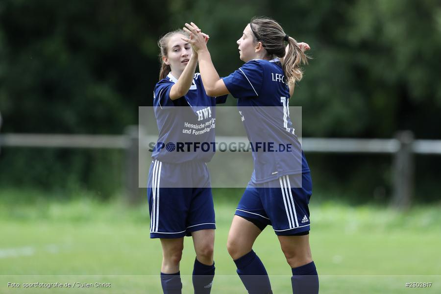 Torjubel, Jasmin Köhler, Sportplatz, Karlstadt, 08.08.2021, BFV, sport, action, Fussball, Deutschland, August 2021, Bezirkspokal Frauen, Saison 2021/2022, FFC, FVK, 1. FFC Alzenau, FV Karlstadt - Bild-ID: 2302817