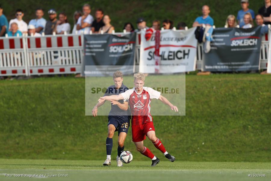 Marco Mannhardt, Kai Langer, Sportplatz, Birkenfeld, 11.08.2021, BFV, sport, action, Fussball, Deutschland, August 2021, Runde 1, Verbands-Pokal, Toto-Pokal, Saison 2021/2022, M60, SVB, TSV 1860 München, SV Birkenfeld - Bild-ID: 2302968