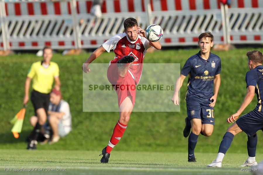 Benedikt Strohmenger, Sportplatz, Birkenfeld, 11.08.2021, BFV, sport, action, Fussball, Deutschland, August 2021, Runde 1, Verbands-Pokal, Toto-Pokal, Saison 2021/2022, M60, SVB, TSV 1860 München, SV Birkenfeld - Bild-ID: 2302969