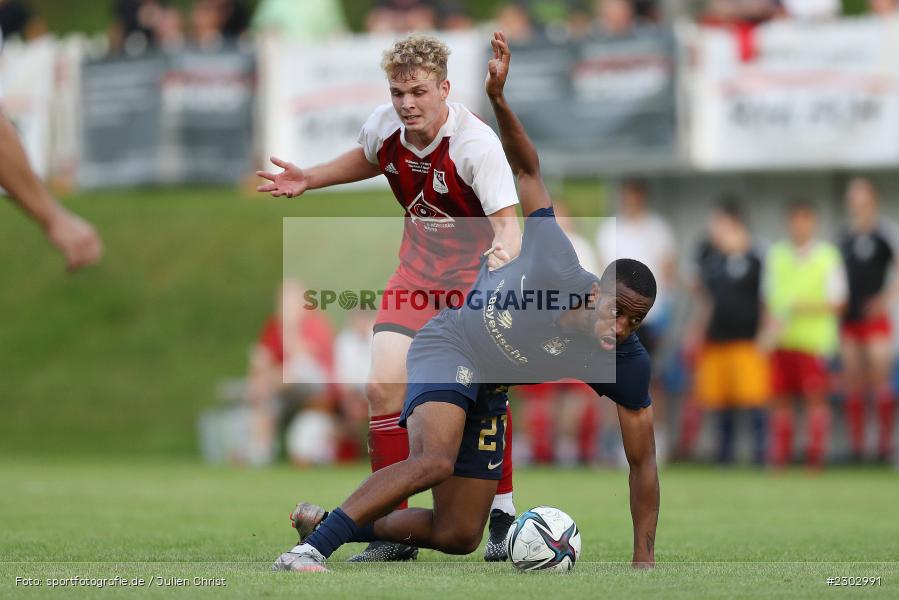 Kai Langer, Sportplatz, Birkenfeld, 11.08.2021, BFV, sport, action, Fussball, Deutschland, August 2021, Runde 1, Verbands-Pokal, Toto-Pokal, Saison 2021/2022, M60, SVB, TSV 1860 München, SV Birkenfeld - Bild-ID: 2302991