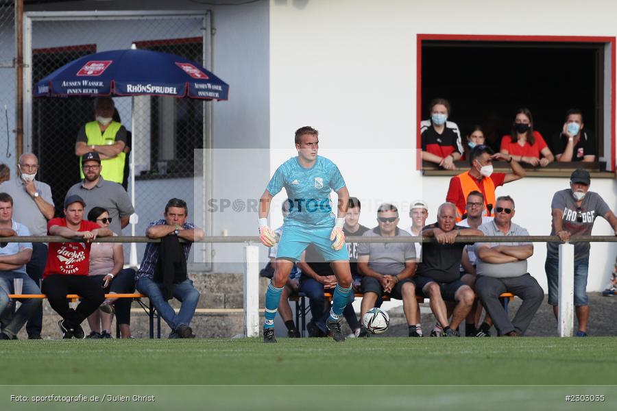 Julian Konrad, Sportplatz, Birkenfeld, 11.08.2021, BFV, sport, action, Fussball, Deutschland, August 2021, Runde 1, Verbands-Pokal, Toto-Pokal, Saison 2021/2022, M60, SVB, TSV 1860 München, SV Birkenfeld - Bild-ID: 2303035