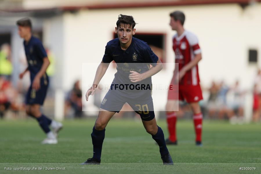 Milos Cocic, Sportplatz, Birkenfeld, 11.08.2021, BFV, sport, action, Fussball, Deutschland, August 2021, Runde 1, Verbands-Pokal, Toto-Pokal, Saison 2021/2022, M60, SVB, TSV 1860 München, SV Birkenfeld - Bild-ID: 2303079