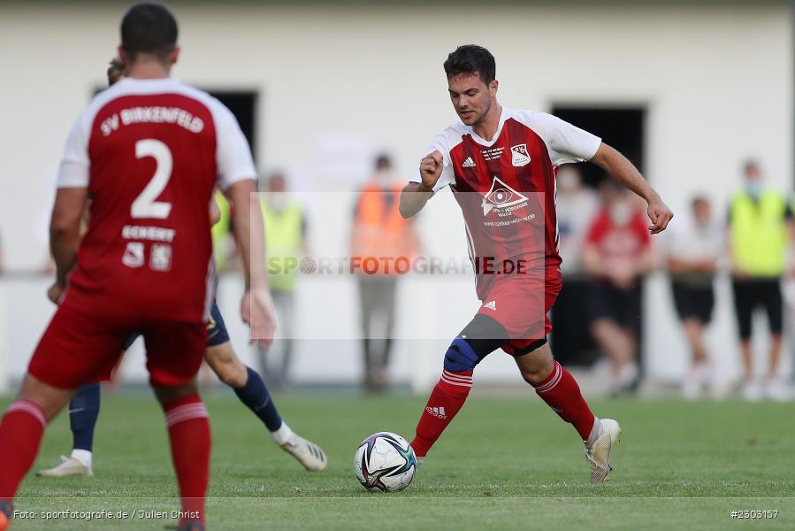 Thilo Schreier, Sportplatz, Birkenfeld, 11.08.2021, BFV, sport, action, Fussball, Deutschland, August 2021, Runde 1, Verbands-Pokal, Toto-Pokal, Saison 2021/2022, M60, SVB, TSV 1860 München, SV Birkenfeld - Bild-ID: 2303157