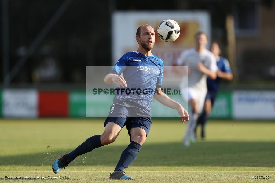 Dominik Broll, Sportplatz, Rimpar, 13.08.2021, BFV, sport, action, Fussball, Deutschland, August 2021, Bezirksliga Unterfranken West, Saison 2021/2022, TSV, ASV, TSV Uettingen, ASV Rimpar - Bild-ID: 2303235 Dominik Broll, Sportplatz, Rimpar, 13.08.2021, BFV, sport, action, Fussball, Deutschland, August 2021, Bezirksliga Unterfranken West, Saison 2021/2022, TSV, ASV, TSV Uettingen, ASV Rimpar - Bild-ID: 2303235