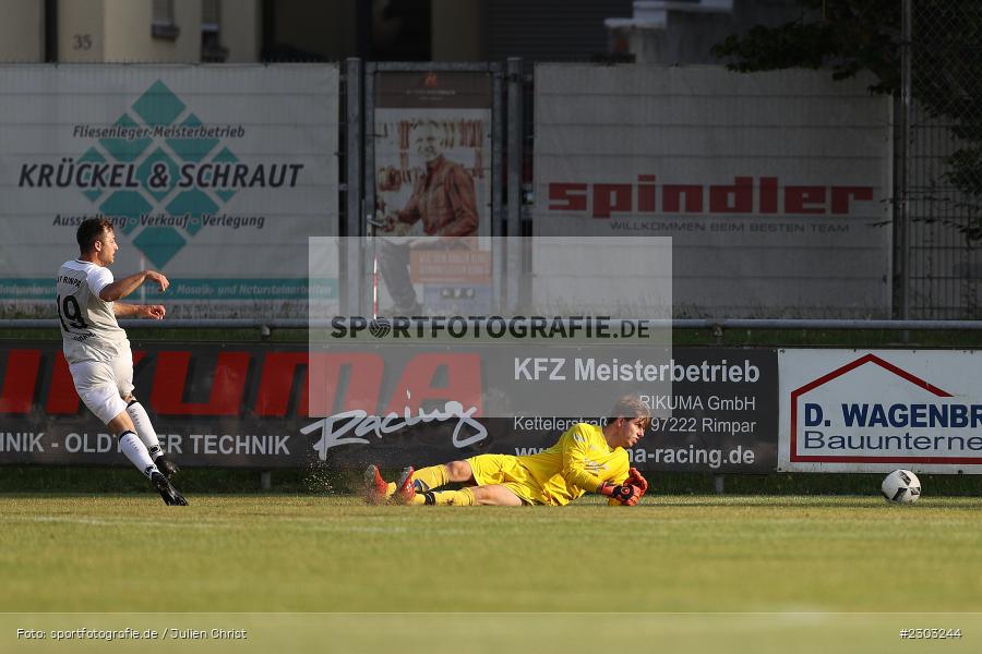 Tor, Michael Winkler, Sportplatz, Rimpar, 13.08.2021, BFV, sport, action, Fussball, Deutschland, August 2021, Bezirksliga Unterfranken West, Saison 2021/2022, TSV, ASV, TSV Uettingen, ASV Rimpar - Bild-ID: 2303244 Tor, Michael Winkler, Sportplatz, Rimpar, 13.08.2021, BFV, sport, action, Fussball, Deutschland, August 2021, Bezirksliga Unterfranken West, Saison 2021/2022, TSV, ASV, TSV Uettingen, ASV Rimpar - Bild-ID: 2303244