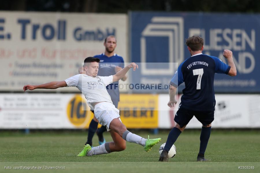 Louis Reinhart, Sportplatz, Rimpar, 13.08.2021, BFV, sport, action, Fussball, Deutschland, August 2021, Bezirksliga Unterfranken West, Saison 2021/2022, TSV, ASV, TSV Uettingen, ASV Rimpar - Bild-ID: 2303283