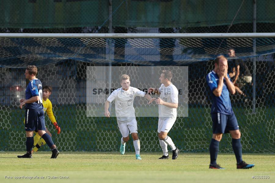 Torjubel, Sandro Kramosch, Sportplatz, Rimpar, 13.08.2021, BFV, sport, action, Fussball, Deutschland, August 2021, Bezirksliga Unterfranken West, Saison 2021/2022, TSV, ASV, TSV Uettingen, ASV Rimpar - Bild-ID: 2303320 Torjubel, Sandro Kramosch, Sportplatz, Rimpar, 13.08.2021, BFV, sport, action, Fussball, Deutschland, August 2021, Bezirksliga Unterfranken West, Saison 2021/2022, TSV, ASV, TSV Uettingen, ASV Rimpar - Bild-ID: 2303320