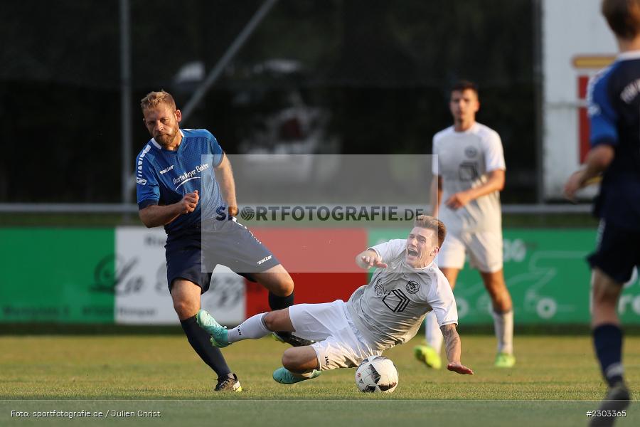 Foul, Sandro Kramosch, Sportplatz, Rimpar, 13.08.2021, BFV, sport, action, Fussball, Deutschland, August 2021, Bezirksliga Unterfranken West, Saison 2021/2022, TSV, ASV, TSV Uettingen, ASV Rimpar - Bild-ID: 2303365 Foul, Sandro Kramosch, Sportplatz, Rimpar, 13.08.2021, BFV, sport, action, Fussball, Deutschland, August 2021, Bezirksliga Unterfranken West, Saison 2021/2022, TSV, ASV, TSV Uettingen, ASV Rimpar - Bild-ID: 2303365