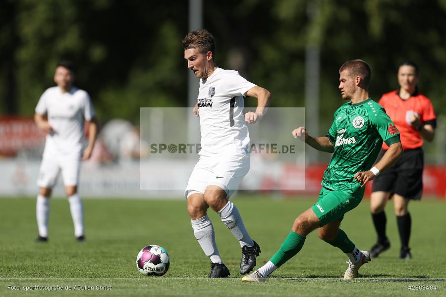 Andreas Rösch, Sportplatz, Karlburg, 14.08.2021, BFV, sport, action, Fussball, Deutschland, August 2021, Bayernliga Nord, Saison 2021/2022, SPA, TSV, SpVgg Ansbach, TSV Karlburg - Bild-ID: 2303404