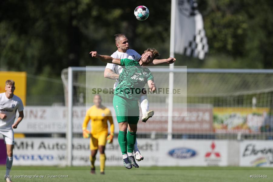 Marvin Schramm, Sportplatz, Karlburg, 14.08.2021, BFV, sport, action, Fussball, Deutschland, August 2021, Bayernliga Nord, Saison 2021/2022, SPA, TSV, SpVgg Ansbach, TSV Karlburg - Bild-ID: 2303406