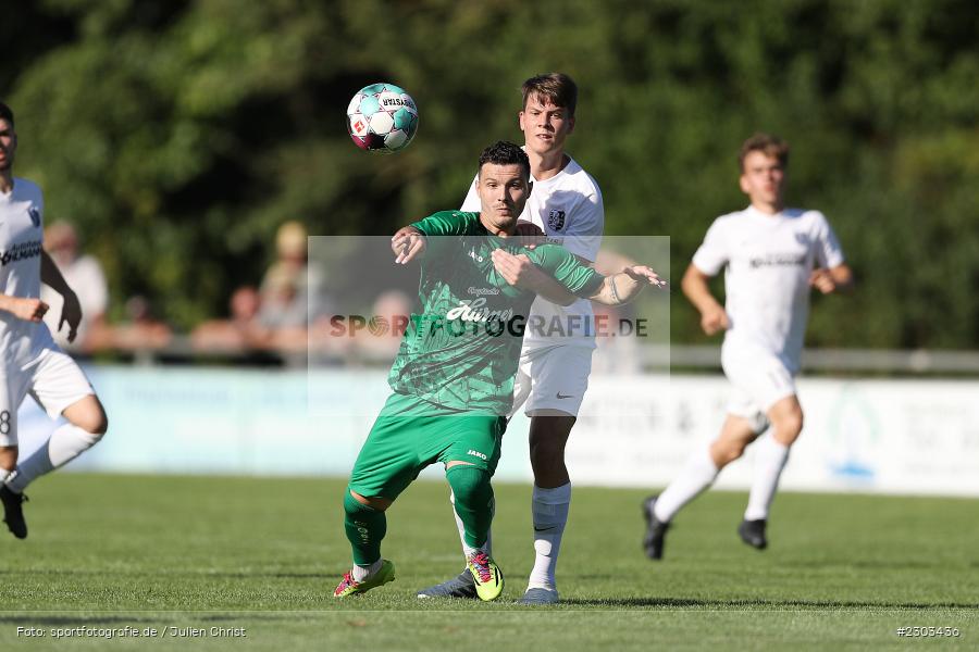Fabio Gobbo, Sportplatz, Karlburg, 14.08.2021, BFV, sport, action, Fussball, Deutschland, August 2021, Bayernliga Nord, Saison 2021/2022, SPA, TSV, SpVgg Ansbach, TSV Karlburg - Bild-ID: 2303436 Fabio Gobbo, Sportplatz, Karlburg, 14.08.2021, BFV, sport, action, Fussball, Deutschland, August 2021, Bayernliga Nord, Saison 2021/2022, SPA, TSV, SpVgg Ansbach, TSV Karlburg - Bild-ID: 2303436