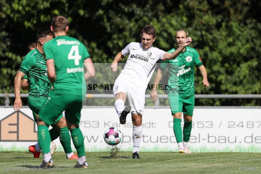 Andreas Rösch, Sportplatz, Karlburg, 14.08.2021, BFV, sport, action, Fussball, Deutschland, August 2021, Bayernliga Nord, Saison 2021/2022, SPA, TSV, SpVgg Ansbach, TSV Karlburg - Bild-ID: 2303455