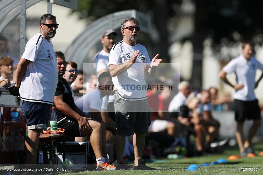 Manfred Hasselmeier, Sportplatz, Karlburg, 14.08.2021, BFV, sport, action, Fussball, Deutschland, August 2021, Bayernliga Nord, Saison 2021/2022, SPA, TSV, SpVgg Ansbach, TSV Karlburg - Bild-ID: 2303458 Manfred Hasselmeier, Sportplatz, Karlburg, 14.08.2021, BFV, sport, action, Fussball, Deutschland, August 2021, Bayernliga Nord, Saison 2021/2022, SPA, TSV, SpVgg Ansbach, TSV Karlburg - Bild-ID: 2303458