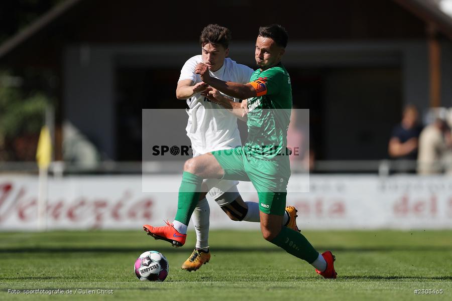 Pascal Jeni, Tobias Dietrich, Sportplatz, Karlburg, 14.08.2021, BFV, sport, action, Fussball, Deutschland, August 2021, Bayernliga Nord, Saison 2021/2022, SPA, TSV, SpVgg Ansbach, TSV Karlburg - Bild-ID: 2303465 Pascal Jeni, Tobias Dietrich, Sportplatz, Karlburg, 14.08.2021, BFV, sport, action, Fussball, Deutschland, August 2021, Bayernliga Nord, Saison 2021/2022, SPA, TSV, SpVgg Ansbach, TSV Karlburg - Bild-ID: 2303465
