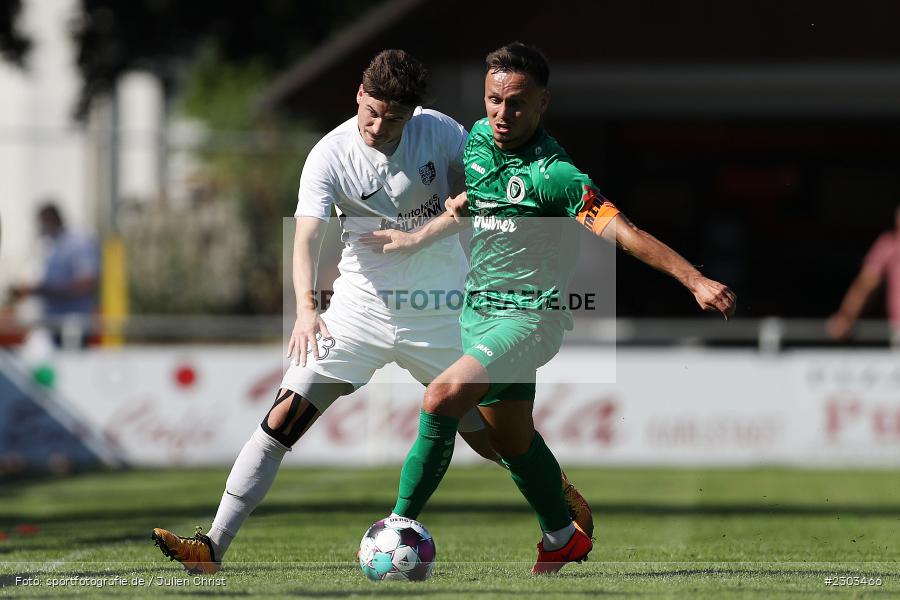 Pascal Jeni, Tobias Dietrich, Sportplatz, Karlburg, 14.08.2021, BFV, sport, action, Fussball, Deutschland, August 2021, Bayernliga Nord, Saison 2021/2022, SPA, TSV, SpVgg Ansbach, TSV Karlburg - Bild-ID: 2303466 Pascal Jeni, Tobias Dietrich, Sportplatz, Karlburg, 14.08.2021, BFV, sport, action, Fussball, Deutschland, August 2021, Bayernliga Nord, Saison 2021/2022, SPA, TSV, SpVgg Ansbach, TSV Karlburg - Bild-ID: 2303466