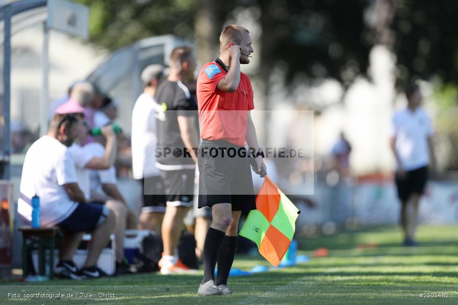 Mika Zellner, Sportplatz, Karlburg, 14.08.2021, BFV, sport, action, Fussball, Deutschland, August 2021, Bayernliga Nord, Saison 2021/2022, SPA, TSV, SpVgg Ansbach, TSV Karlburg - Bild-ID: 2303482