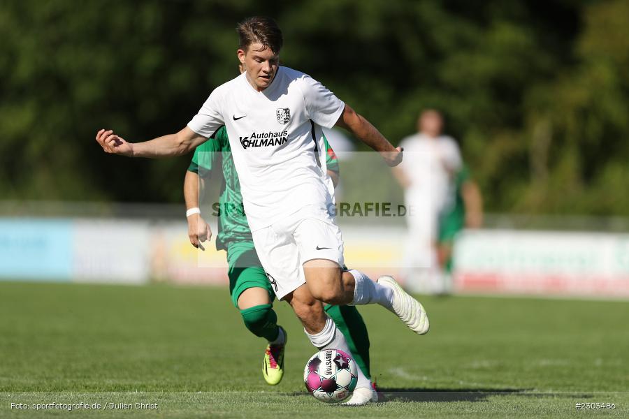 Fabio Gobbo, Sportplatz, Karlburg, 14.08.2021, BFV, sport, action, Fussball, Deutschland, August 2021, Bayernliga Nord, Saison 2021/2022, SPA, TSV, SpVgg Ansbach, TSV Karlburg - Bild-ID: 2303486 Fabio Gobbo, Sportplatz, Karlburg, 14.08.2021, BFV, sport, action, Fussball, Deutschland, August 2021, Bayernliga Nord, Saison 2021/2022, SPA, TSV, SpVgg Ansbach, TSV Karlburg - Bild-ID: 2303486
