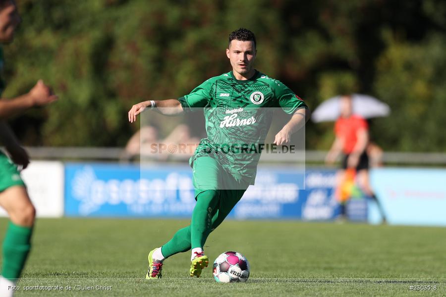 Patrick Kroiß, Sportplatz, Karlburg, 14.08.2021, BFV, sport, action, Fussball, Deutschland, August 2021, Bayernliga Nord, Saison 2021/2022, SPA, TSV, SpVgg Ansbach, TSV Karlburg - Bild-ID: 2303518 Patrick Kroiß, Sportplatz, Karlburg, 14.08.2021, BFV, sport, action, Fussball, Deutschland, August 2021, Bayernliga Nord, Saison 2021/2022, SPA, TSV, SpVgg Ansbach, TSV Karlburg - Bild-ID: 2303518