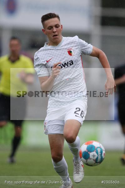 Fabian Wessig, Stadion am Schönbusch, Aschaffenburg, 17.08.2021, BFV, sport, action, Fussball, Deutschland, August 2021, Regionalliga Bayern, Saison 2021/2022, FCA, SVA, FC Augsburg II, SV Viktoria Aschaffenburg - Bild-ID: 2303606