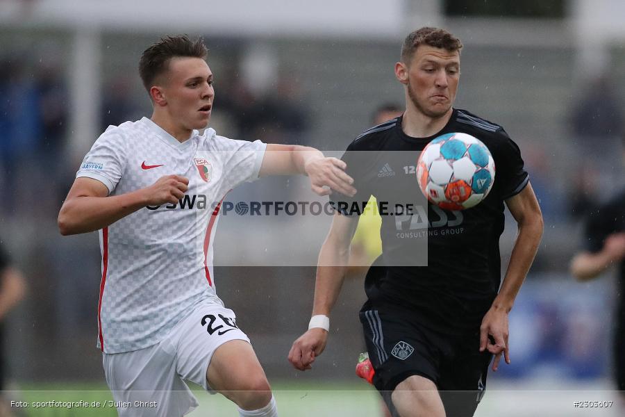 Fabian Wessig, Stadion am Schönbusch, Aschaffenburg, 17.08.2021, BFV, sport, action, Fussball, Deutschland, August 2021, Regionalliga Bayern, Saison 2021/2022, FCA, SVA, FC Augsburg II, SV Viktoria Aschaffenburg - Bild-ID: 2303607