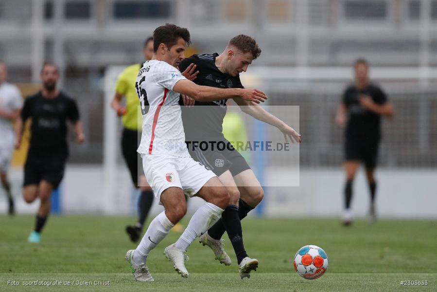 Benedikt Lobenhofer, Stadion am Schönbusch, Aschaffenburg, 17.08.2021, BFV, sport, action, Fussball, Deutschland, August 2021, Regionalliga Bayern, Saison 2021/2022, FCA, SVA, FC Augsburg II, SV Viktoria Aschaffenburg - Bild-ID: 2303633 Benedikt Lobenhofer, Stadion am Schönbusch, Aschaffenburg, 17.08.2021, BFV, sport, action, Fussball, Deutschland, August 2021, Regionalliga Bayern, Saison 2021/2022, FCA, SVA, FC Augsburg II, SV Viktoria Aschaffenburg - Bild-ID: 2303633