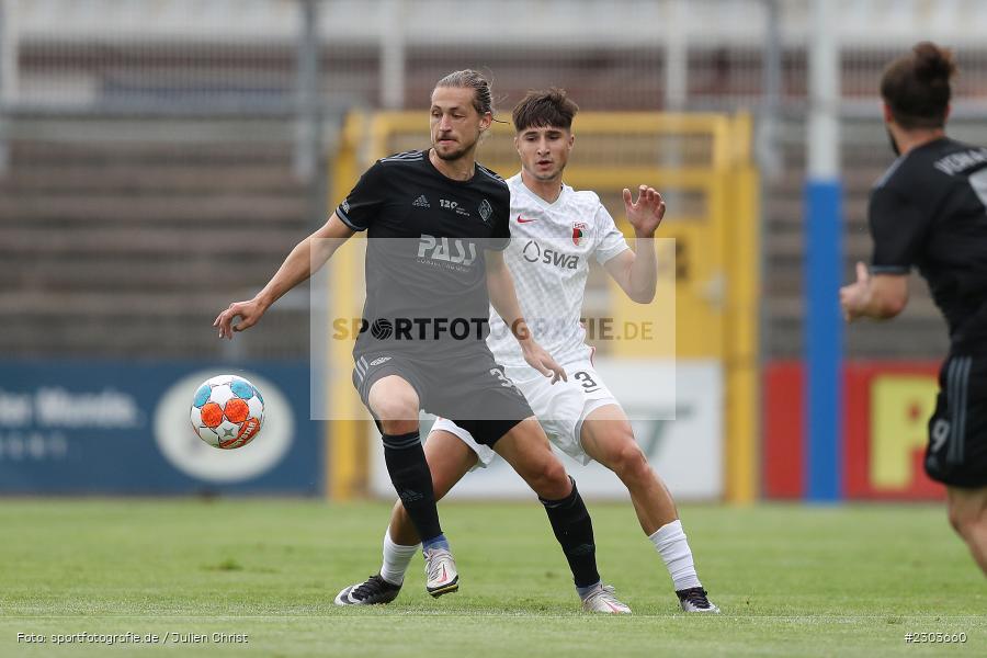 Nicolas Hebisch, Stadion am Schönbusch, Aschaffenburg, 17.08.2021, BFV, sport, action, Fussball, Deutschland, August 2021, Regionalliga Bayern, Saison 2021/2022, FCA, SVA, FC Augsburg II, SV Viktoria Aschaffenburg - Bild-ID: 2303660 Nicolas Hebisch, Stadion am Schönbusch, Aschaffenburg, 17.08.2021, BFV, sport, action, Fussball, Deutschland, August 2021, Regionalliga Bayern, Saison 2021/2022, FCA, SVA, FC Augsburg II, SV Viktoria Aschaffenburg - Bild-ID: 2303660