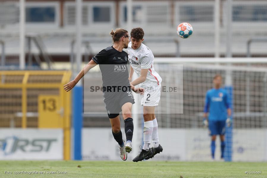Nicolas Hebisch, Stadion am Schönbusch, Aschaffenburg, 17.08.2021, BFV, sport, action, Fussball, Deutschland, August 2021, Regionalliga Bayern, Saison 2021/2022, FCA, SVA, FC Augsburg II, SV Viktoria Aschaffenburg - Bild-ID: 2303667 Nicolas Hebisch, Stadion am Schönbusch, Aschaffenburg, 17.08.2021, BFV, sport, action, Fussball, Deutschland, August 2021, Regionalliga Bayern, Saison 2021/2022, FCA, SVA, FC Augsburg II, SV Viktoria Aschaffenburg - Bild-ID: 2303667