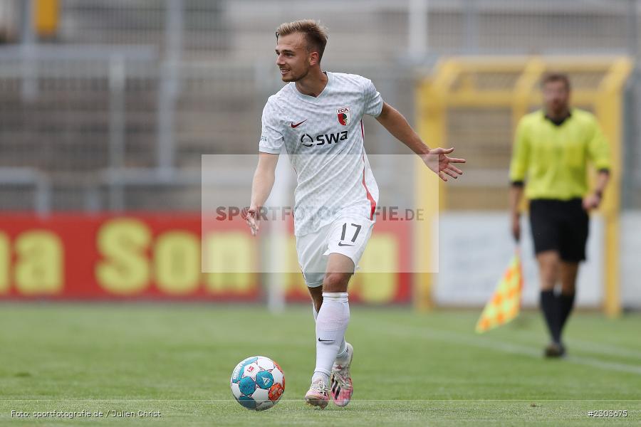 Felix Schwarzholz, Stadion am Schönbusch, Aschaffenburg, 17.08.2021, BFV, sport, action, Fussball, Deutschland, August 2021, Regionalliga Bayern, Saison 2021/2022, FCA, SVA, FC Augsburg II, SV Viktoria Aschaffenburg - Bild-ID: 2303675 Felix Schwarzholz, Stadion am Schönbusch, Aschaffenburg, 17.08.2021, BFV, sport, action, Fussball, Deutschland, August 2021, Regionalliga Bayern, Saison 2021/2022, FCA, SVA, FC Augsburg II, SV Viktoria Aschaffenburg - Bild-ID: 2303675