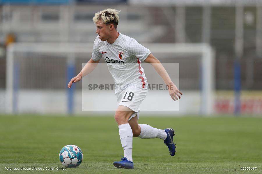 Dorian Cevis, Stadion am Schönbusch, Aschaffenburg, 17.08.2021, BFV, sport, action, Fussball, Deutschland, August 2021, Regionalliga Bayern, Saison 2021/2022, FCA, SVA, FC Augsburg II, SV Viktoria Aschaffenburg - Bild-ID: 2303687 Dorian Cevis, Stadion am Schönbusch, Aschaffenburg, 17.08.2021, BFV, sport, action, Fussball, Deutschland, August 2021, Regionalliga Bayern, Saison 2021/2022, FCA, SVA, FC Augsburg II, SV Viktoria Aschaffenburg - Bild-ID: 2303687