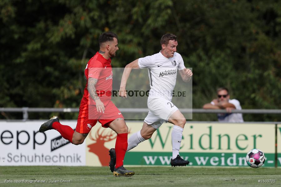 Sebastian Fries, Sportplatz, Karlburg, 21.08.2021, BFV, sport, action, Fussball, Deutschland, August 2021, Bayernliga Nord, Saison 2021/2022, ATSV, TSV, ATSV Erlangen, TSV Karlburg - Bild-ID: 2303722