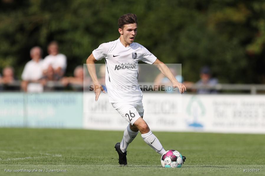 Paul Karle, Sportplatz, Karlburg, 21.08.2021, BFV, sport, action, Fussball, Deutschland, August 2021, Bayernliga Nord, Saison 2021/2022, ATSV, TSV, ATSV Erlangen, TSV Karlburg - Bild-ID: 2303737