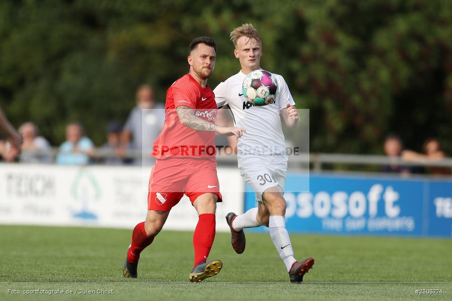 Kevin Woleman, Sportplatz, Karlburg, 21.08.2021, BFV, sport, action, Fussball, Deutschland, August 2021, Bayernliga Nord, Saison 2021/2022, ATSV, TSV, ATSV Erlangen, TSV Karlburg - Bild-ID: 2303774 Kevin Woleman, Sportplatz, Karlburg, 21.08.2021, BFV, sport, action, Fussball, Deutschland, August 2021, Bayernliga Nord, Saison 2021/2022, ATSV, TSV, ATSV Erlangen, TSV Karlburg - Bild-ID: 2303774