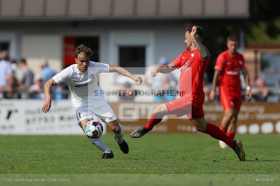 Jari Heuchert, Sportplatz, Karlburg, 21.08.2021, BFV, sport, action, Fussball, Deutschland, August 2021, Bayernliga Nord, Saison 2021/2022, ATSV, TSV, ATSV Erlangen, TSV Karlburg - Bild-ID: 2303809 Jari Heuchert, Sportplatz, Karlburg, 21.08.2021, BFV, sport, action, Fussball, Deutschland, August 2021, Bayernliga Nord, Saison 2021/2022, ATSV, TSV, ATSV Erlangen, TSV Karlburg - Bild-ID: 2303809
