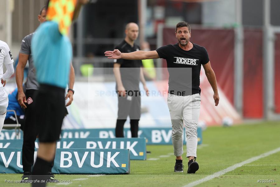 Torsten Ziegner, FLYERALARM Arena, Würzburg, 22.08.2021, DFL, sport, action, Fussball, Deutschland, August 2021, Saison 2021/2022, OSN, FWK, 3. Liga, VfL Osnabrück, FC Würzburger Kickers - Bild-ID: 2303871
