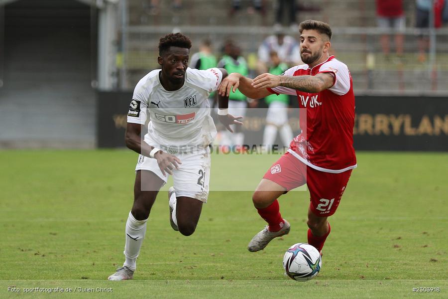 Omar Traoré, FLYERALARM Arena, Würzburg, 22.08.2021, DFL, sport, action, Fussball, Deutschland, August 2021, Saison 2021/2022, OSN, FWK, 3. Liga, VfL Osnabrück, FC Würzburger Kickers - Bild-ID: 2303918