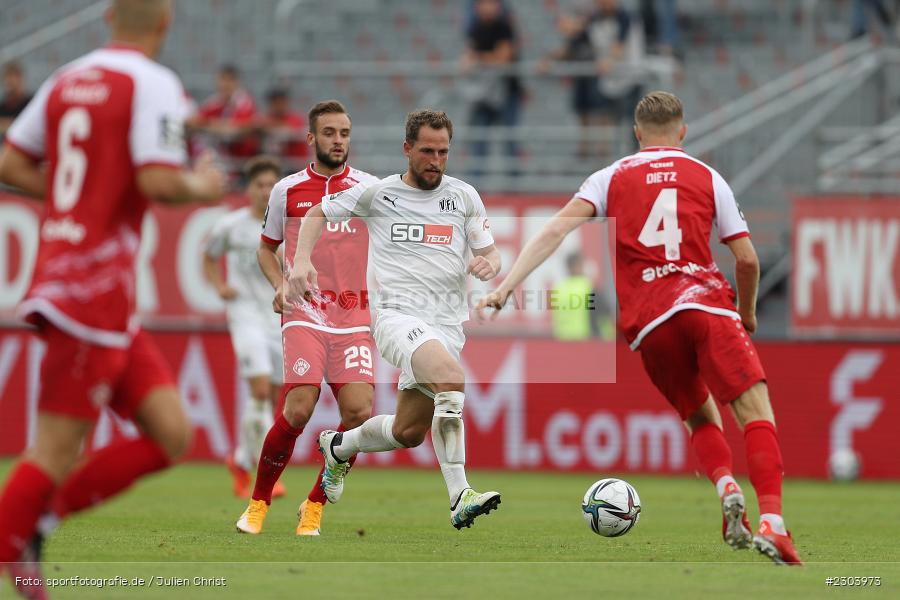 Ulrich Taffertshofer, FLYERALARM Arena, Würzburg, 22.08.2021, DFL, sport, action, Fussball, Deutschland, August 2021, Saison 2021/2022, OSN, FWK, 3. Liga, VfL Osnabrück, FC Würzburger Kickers - Bild-ID: 2303973 Ulrich Taffertshofer, FLYERALARM Arena, Würzburg, 22.08.2021, DFL, sport, action, Fussball, Deutschland, August 2021, Saison 2021/2022, OSN, FWK, 3. Liga, VfL Osnabrück, FC Würzburger Kickers - Bild-ID: 2303973
