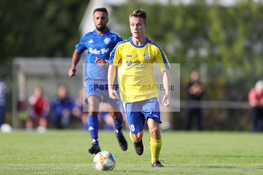 Max Krug, Sportplatz, Eussenheim, 24.08.2021, BFV, sport, action, Fussball, Deutschland, August 2021, Saison 2021/2022, Runde 3, Kreispokal, Toto-Pokal, TSV Lohr, SG Eussenheim-Gambach - Bild-ID: 2303995