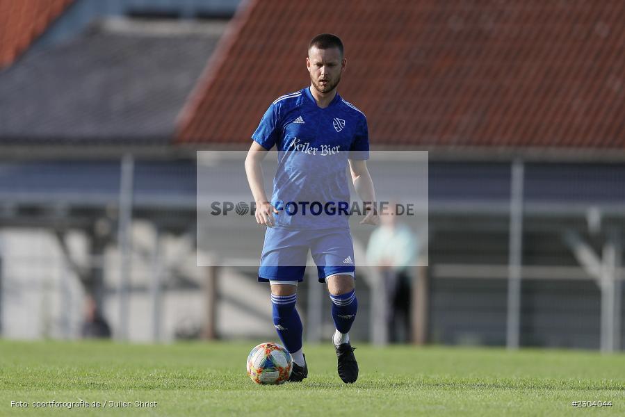 Moritz Muth, Sportplatz, Eussenheim, 24.08.2021, BFV, sport, action, Fussball, Deutschland, August 2021, Saison 2021/2022, Runde 3, Kreispokal, Toto-Pokal, TSV Lohr, SG Eussenheim-Gambach - Bild-ID: 2304044
