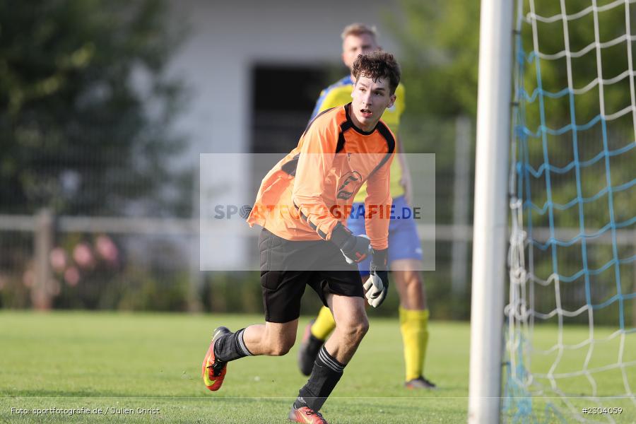 Fabian Schmitt, Sportplatz, Eussenheim, 24.08.2021, BFV, sport, action, Fussball, Deutschland, August 2021, Saison 2021/2022, Runde 3, Kreispokal, Toto-Pokal, TSV Lohr, SG Eussenheim-Gambach - Bild-ID: 2304059