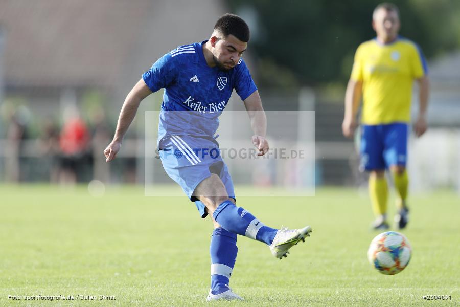 Torchance, Eray Özbay, Sportplatz, Eussenheim, 24.08.2021, BFV, sport, action, Fussball, Deutschland, August 2021, Saison 2021/2022, Runde 3, Kreispokal, Toto-Pokal, TSV Lohr, SG Eussenheim-Gambach - Bild-ID: 2304091