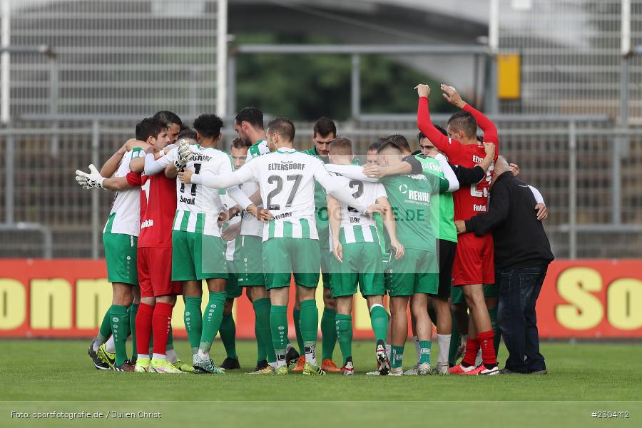 Mannschaftskreis, Stadion am Schönbusch, Aschaffenburg, 27.08.2021, BFV, sport, action, Fussball, Deutschland, August 2021, Saison 2021/2022, Regionalliga Bayern, SCE, SVA, SC Eltersdorf, SV Viktoria Aschaffenburg - Bild-ID: 2304112