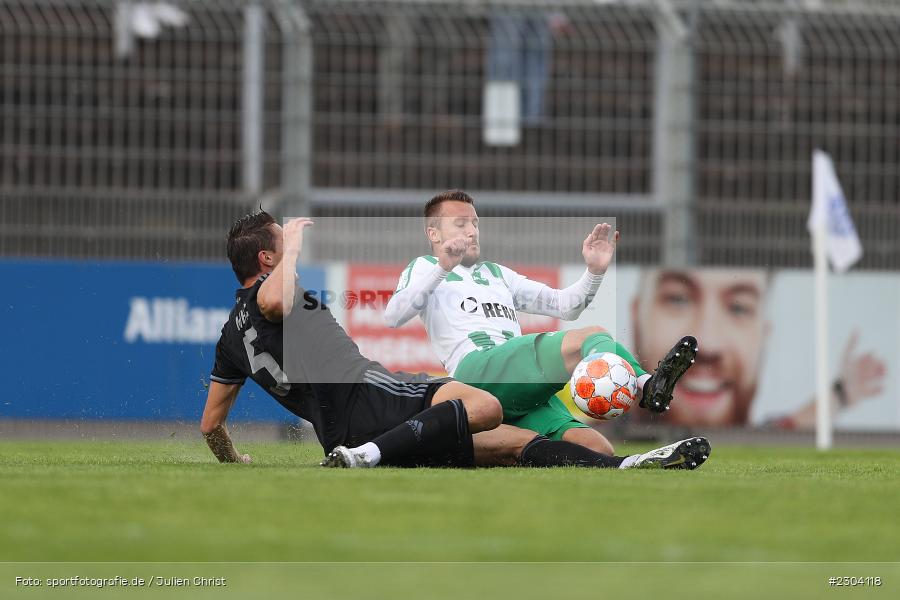 Elmir Muhic, Stadion am Schönbusch, Aschaffenburg, 27.08.2021, BFV, sport, action, Fussball, Deutschland, August 2021, Saison 2021/2022, Regionalliga Bayern, SCE, SVA, SC Eltersdorf, SV Viktoria Aschaffenburg - Bild-ID: 2304118